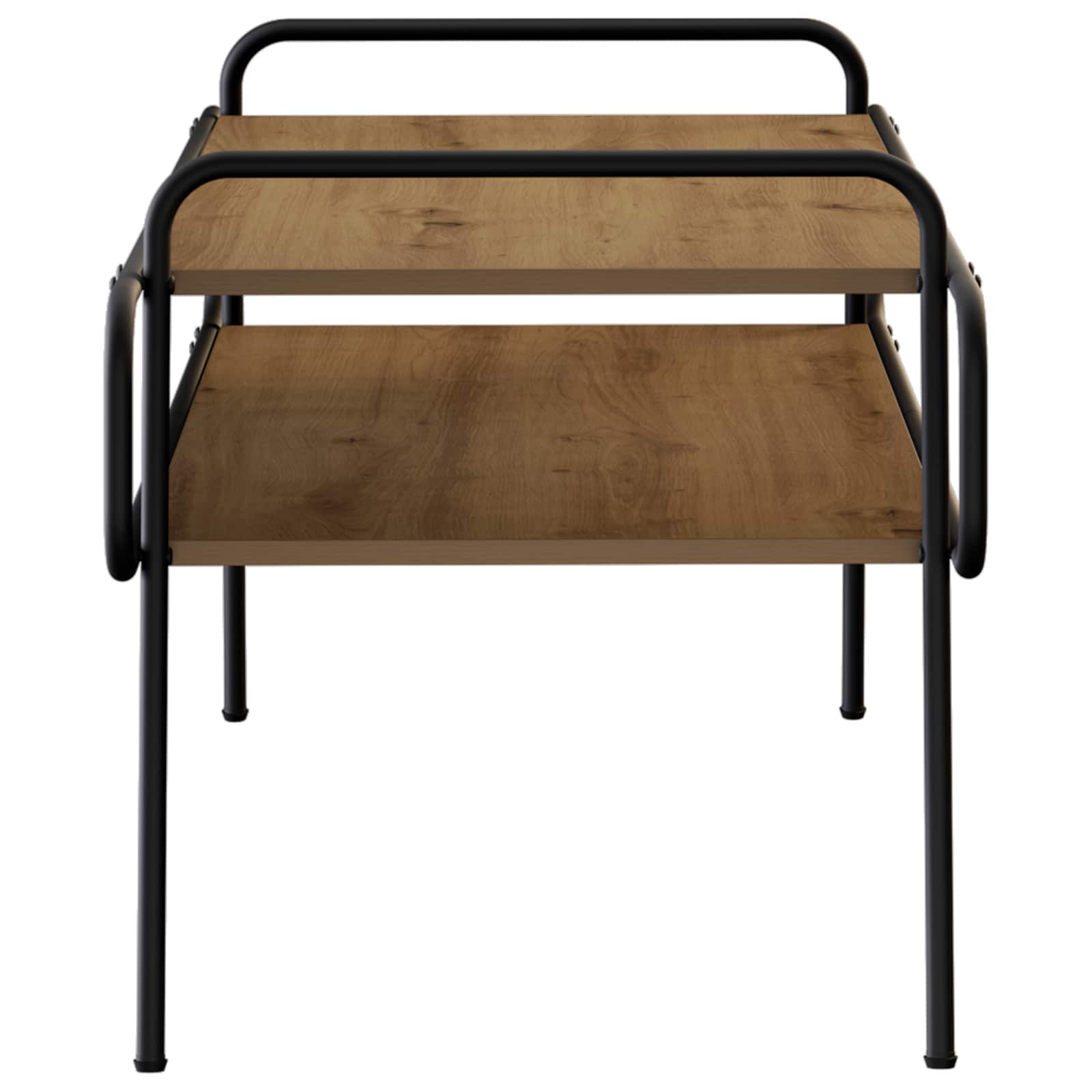 Klubska miza Artisan hrast 100 x 50 x 51 cm Inženirski les - slika 4
