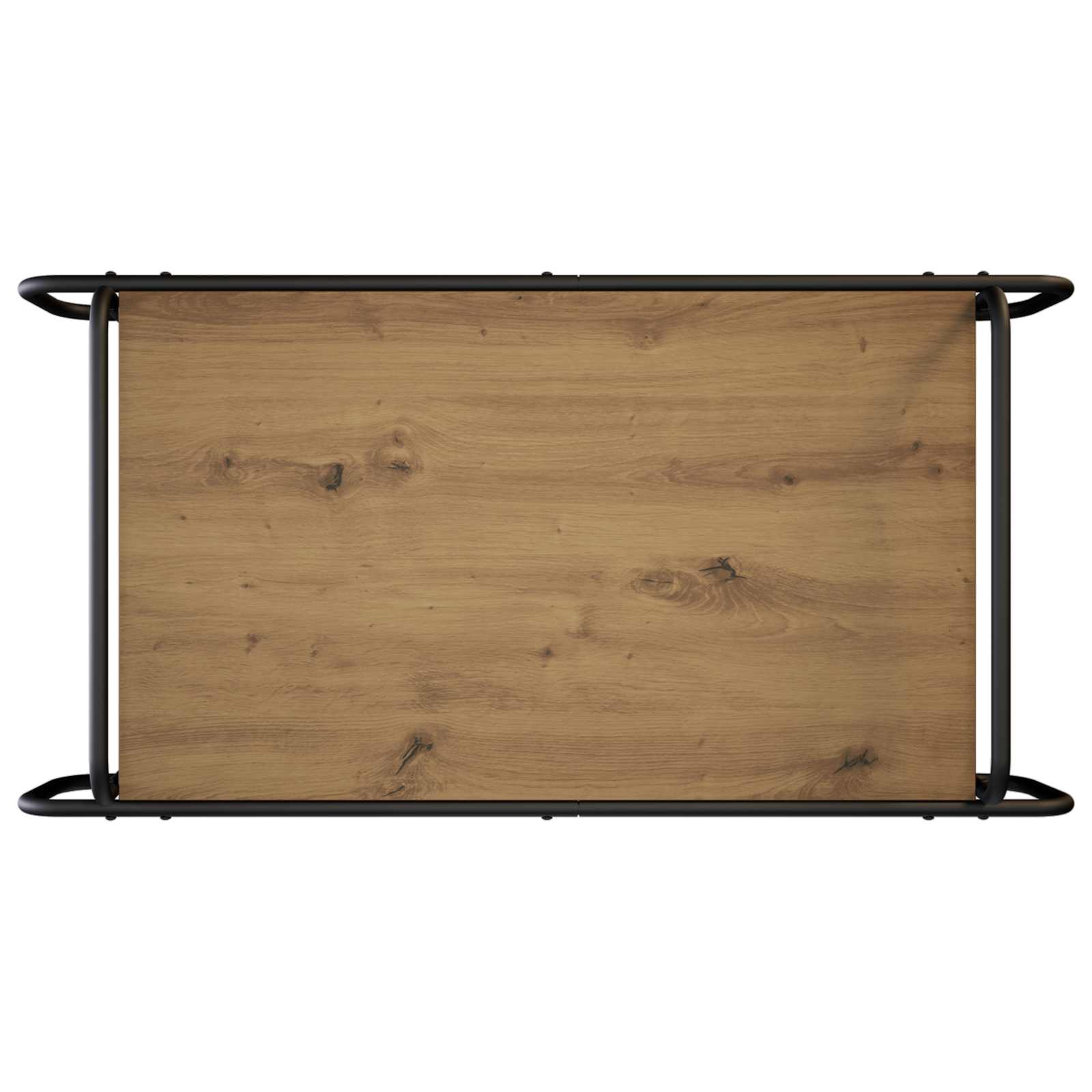 Klubska miza Artisan hrast 100 x 50 x 51 cm Inženirski les - slika 5