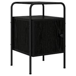 vidaXL &Ouml;&ouml;lambi kapp Must tamm 35 x 36,5 x 56 cm Tehispuit