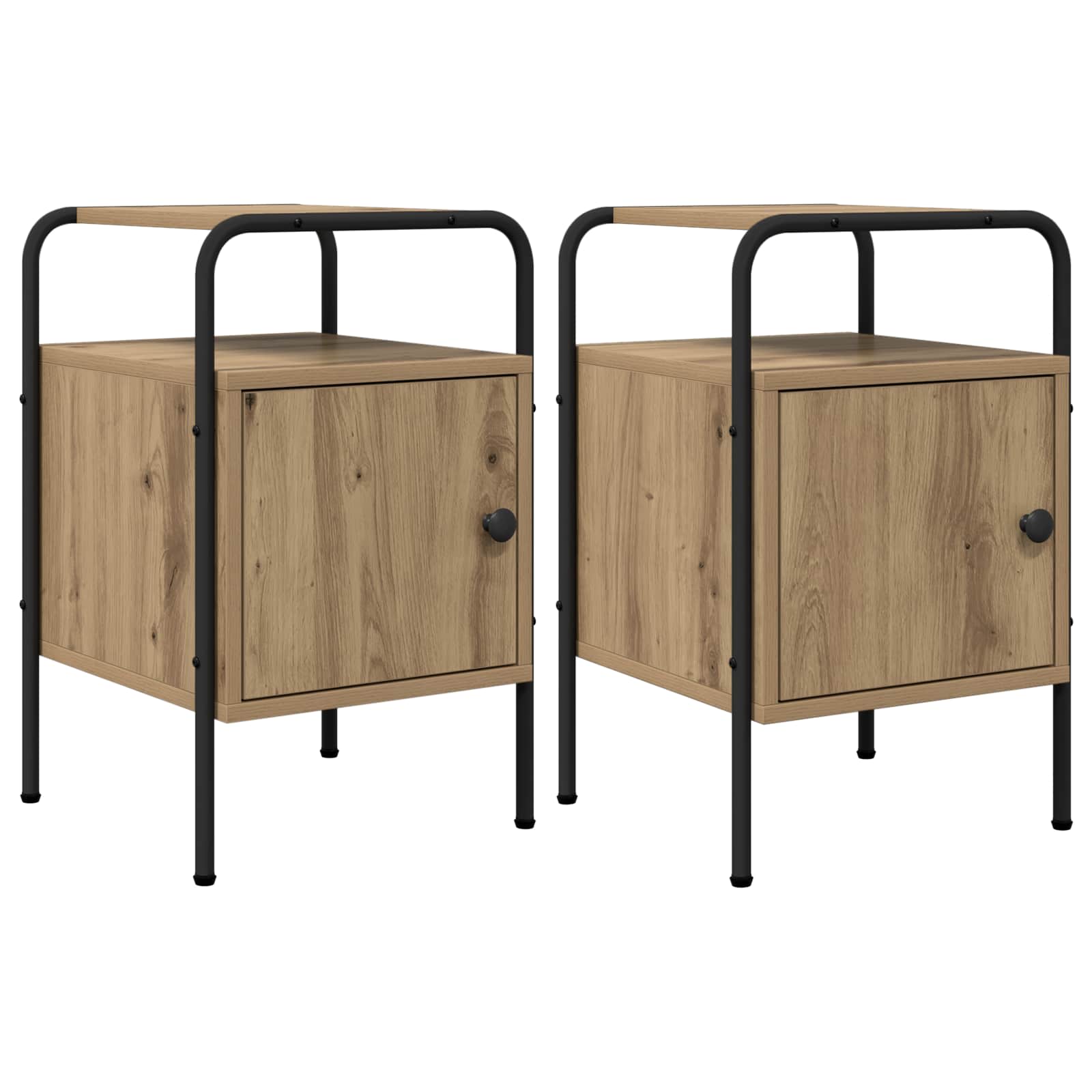 Öölambi kapp 2 tk Artisan tamm 35 x 36,5 x 56 cm Tehispuit