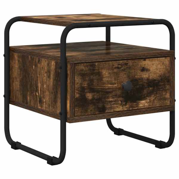 vidaXL &Ouml;&ouml;lambi kapp Suitsutatud tamm 40 x 39,5 x 40 cm Tehispuit
