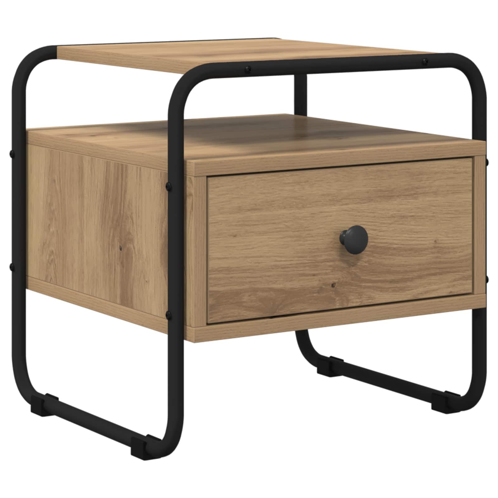 vidaXL Nachttisch 2 Stk. Artisan-Eiche 40 x 39,5 x 40 cm Holzwerkstoff – Bild 4