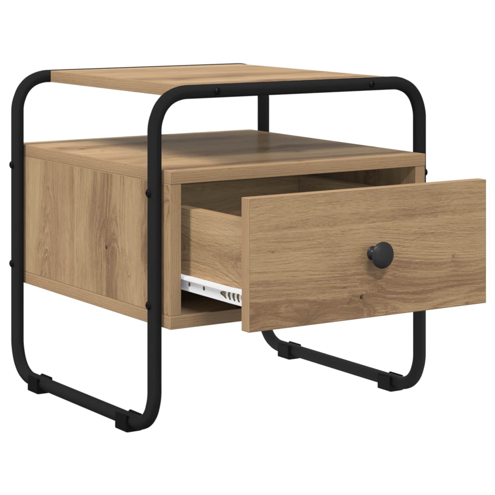 vidaXL Nachttisch 2 Stk. Artisan-Eiche 40 x 39,5 x 40 cm Holzwerkstoff – Bild 5