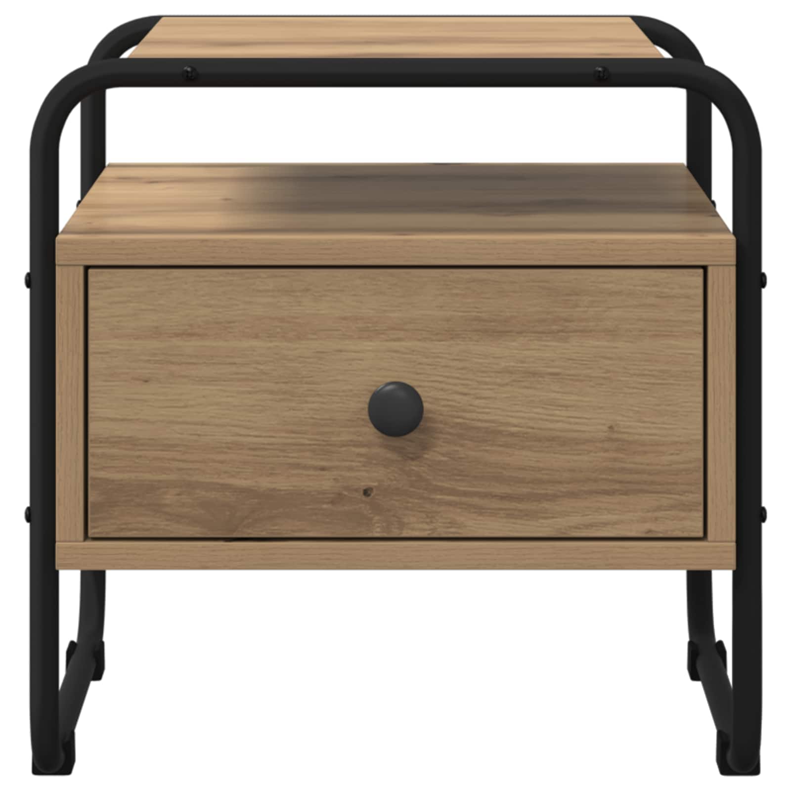 vidaXL Nachttisch 2 Stk. Artisan-Eiche 40 x 39,5 x 40 cm Holzwerkstoff – Bild 6