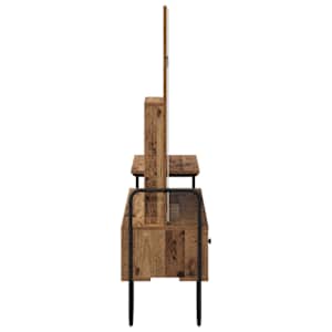 Kosmetický stůl se zásuvkou Staré dřevo 100 x 36,5 x 136 cm - obrázek 6