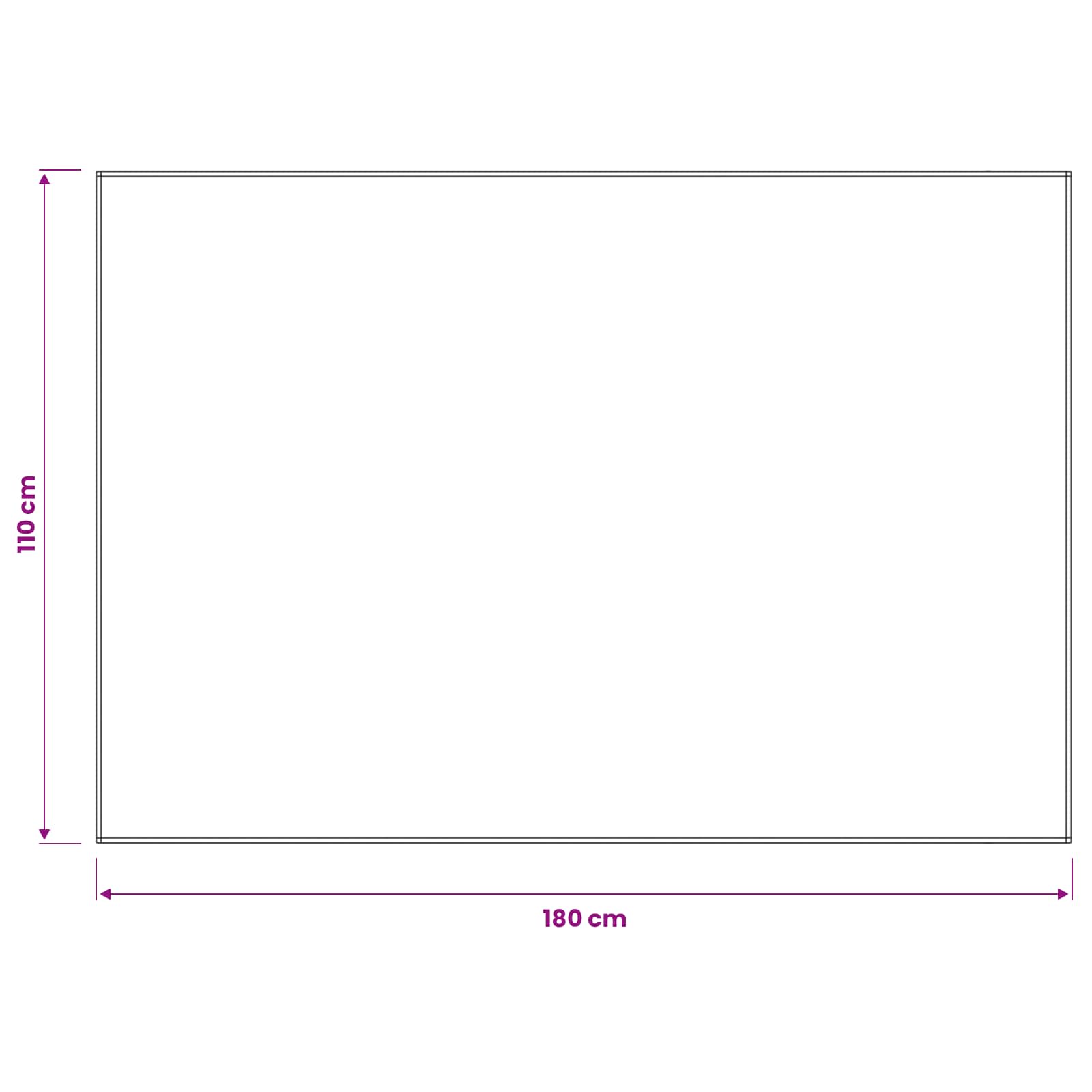 Tafelkleed Rechthoekig Wit 110 x 180 cm Polyester image 7
