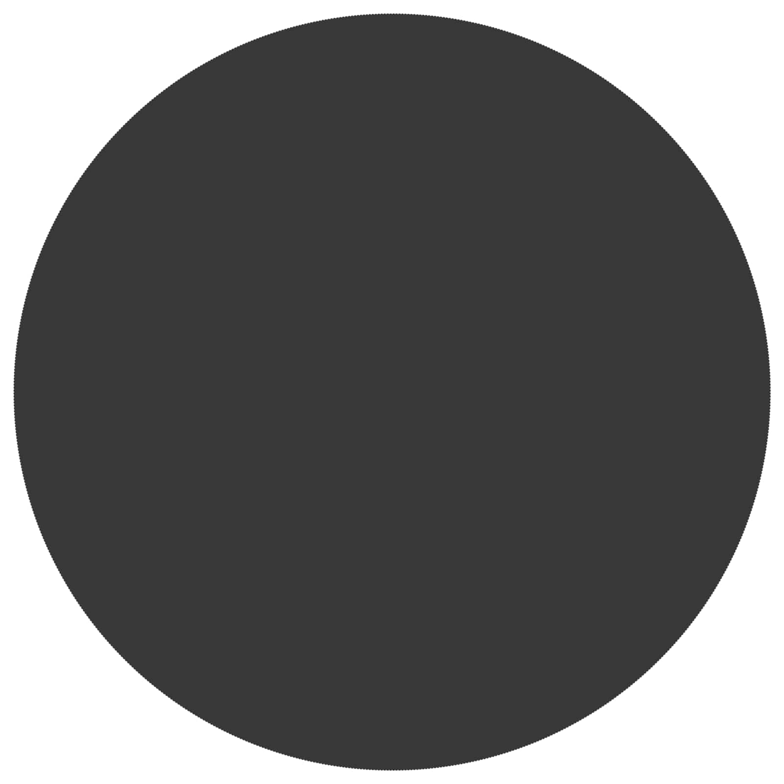 Tafelkleed Rond Donkergrijs Ø 180 cm Polyester image 4