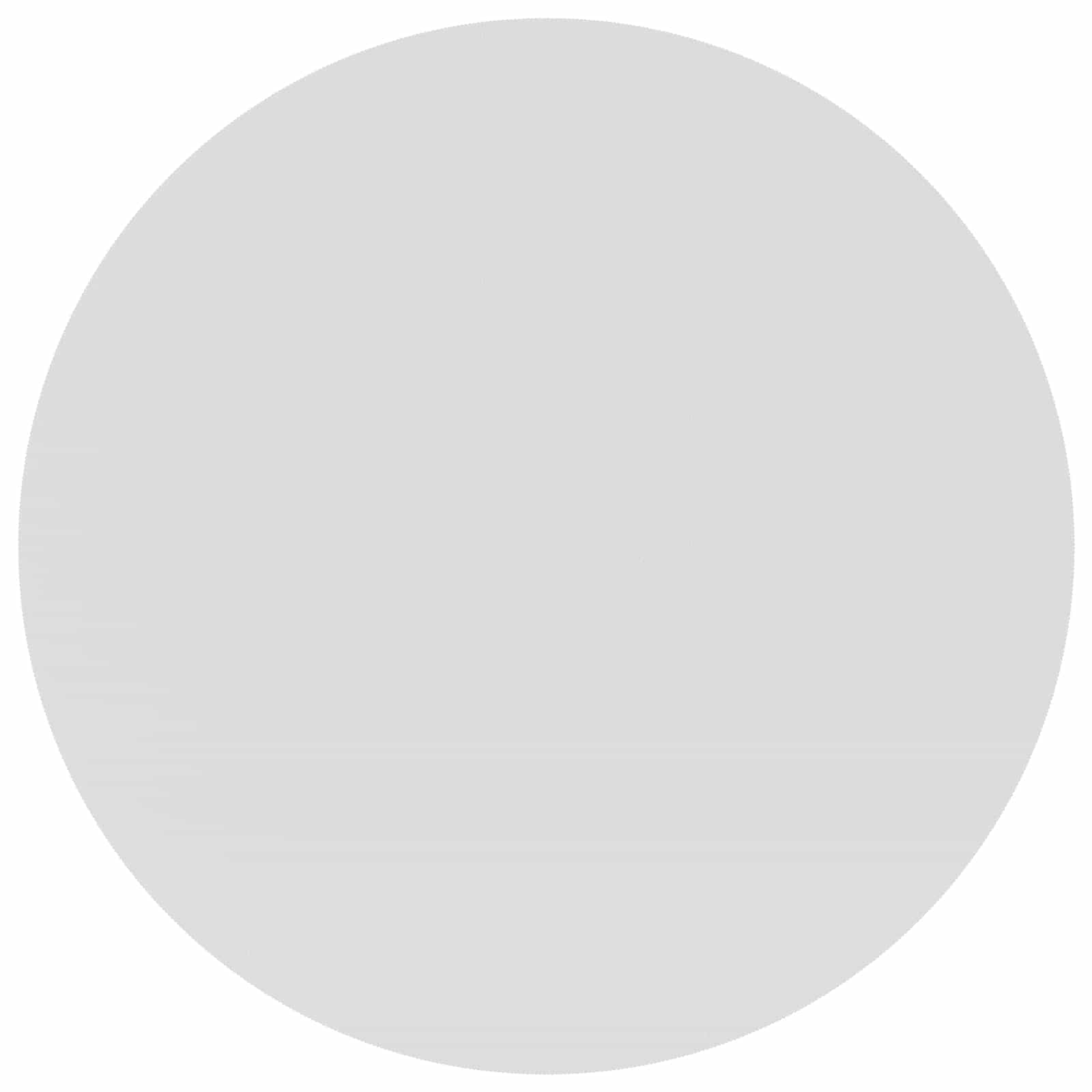 Tafelkleed Rond Wit Ø 180 cm Polyester image 4