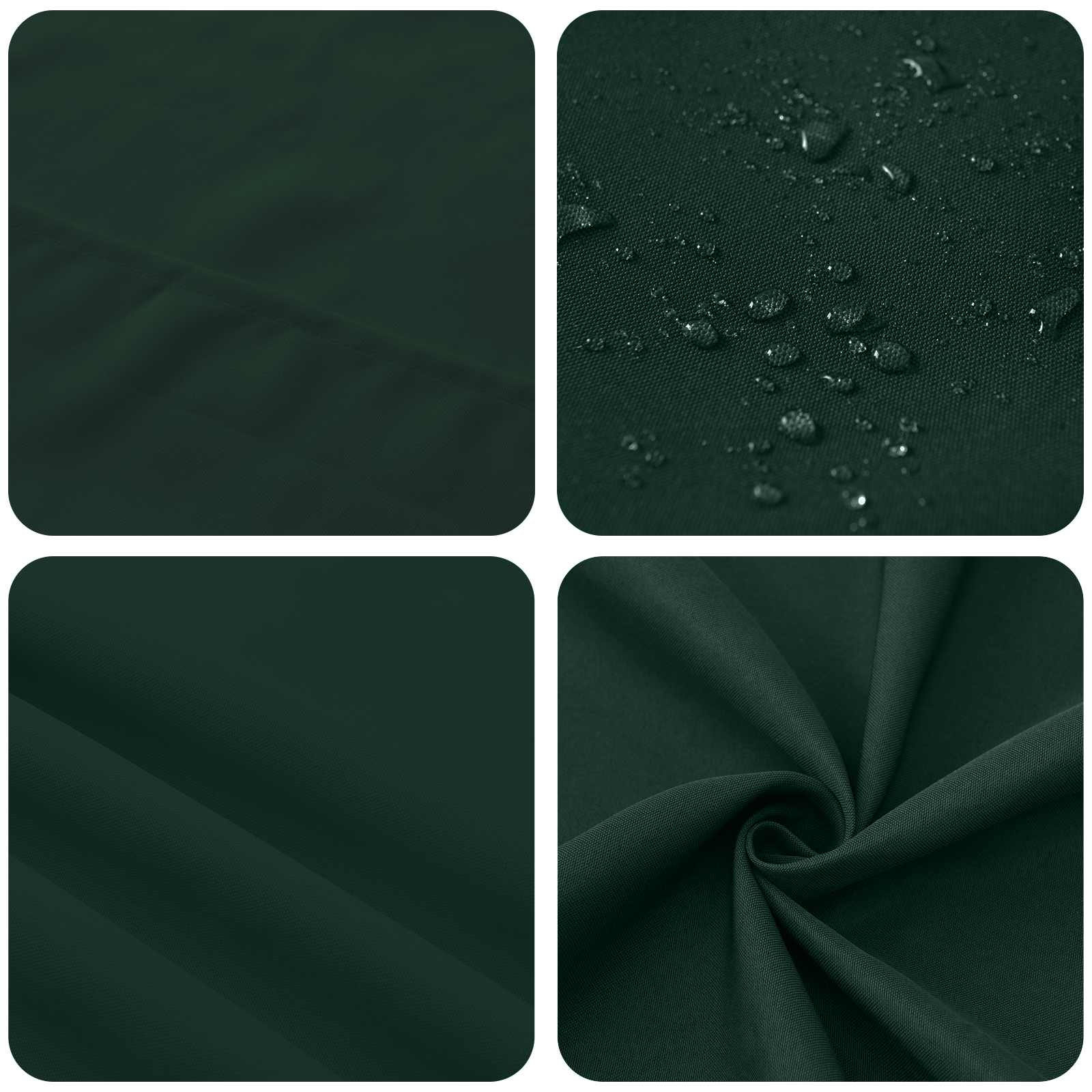 Tafelkleed Ovaal Donkergroen 130 x 180 cm Polyester image 5