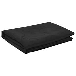 vidaXL Laua Lapp Ovaalne Tumehall 130 x 220 cm