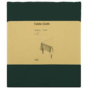 vidaXL Laua Lapp 5 tk Ristk&uuml;lik Tumeroheline 140 x 260 cm Pol&uuml;ester