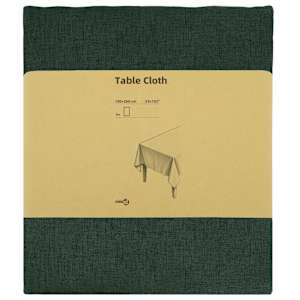 vidaXL Laua Lapp 5 tk Ristk&uuml;lik Tumeroheline 140 x 260 cm