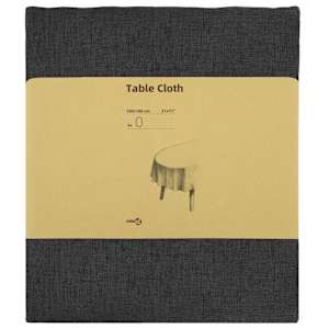 vidaXL Laua Lapp 5 tk Ovaalne Tumehall 130 x 180 cm