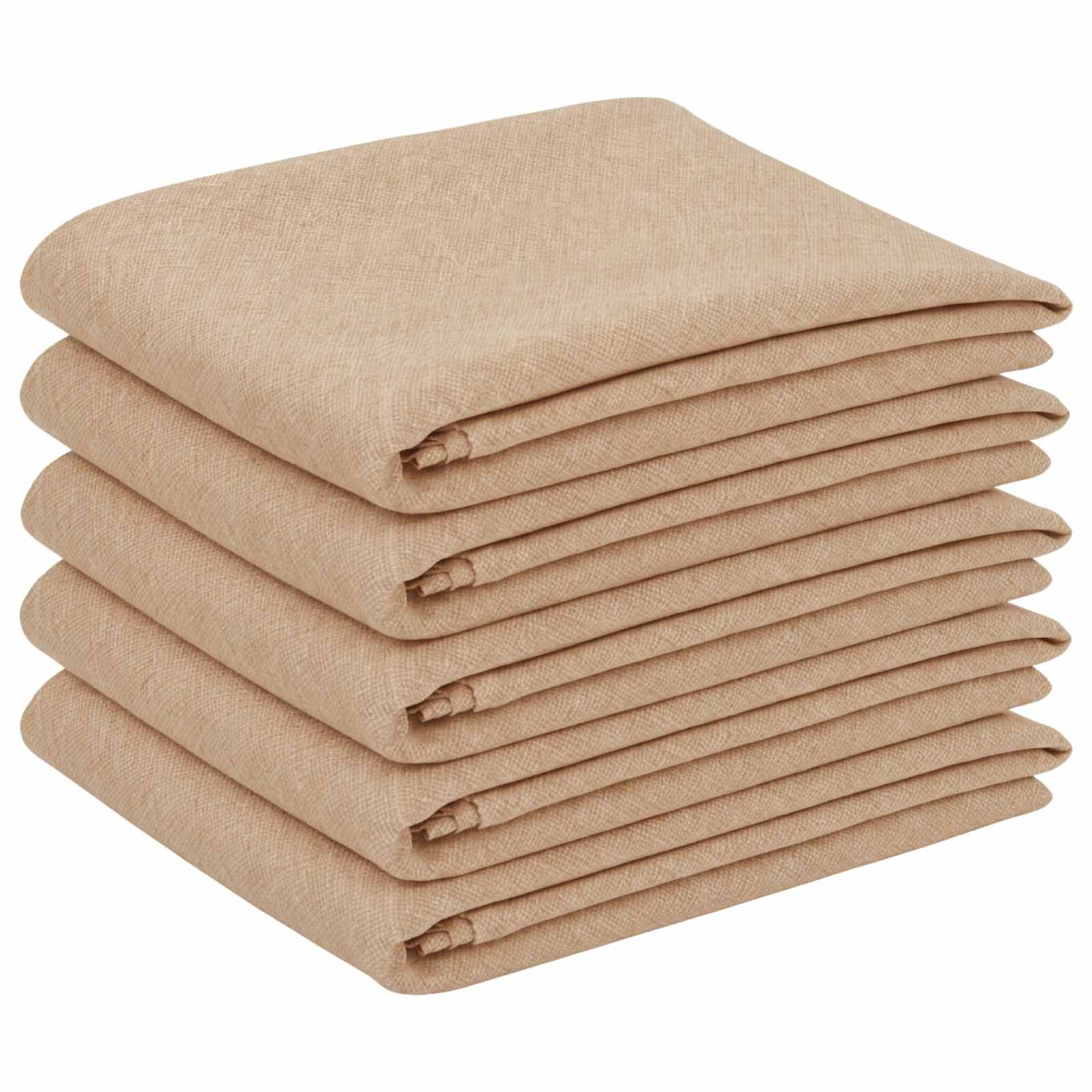Tafelkleed 5 st Ovaal Beige 130 x 220 cm image 2