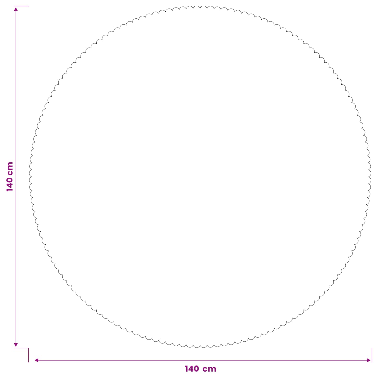 Tafelkleed 5 st Rond Donkergrijs Ø 140 cm image 8