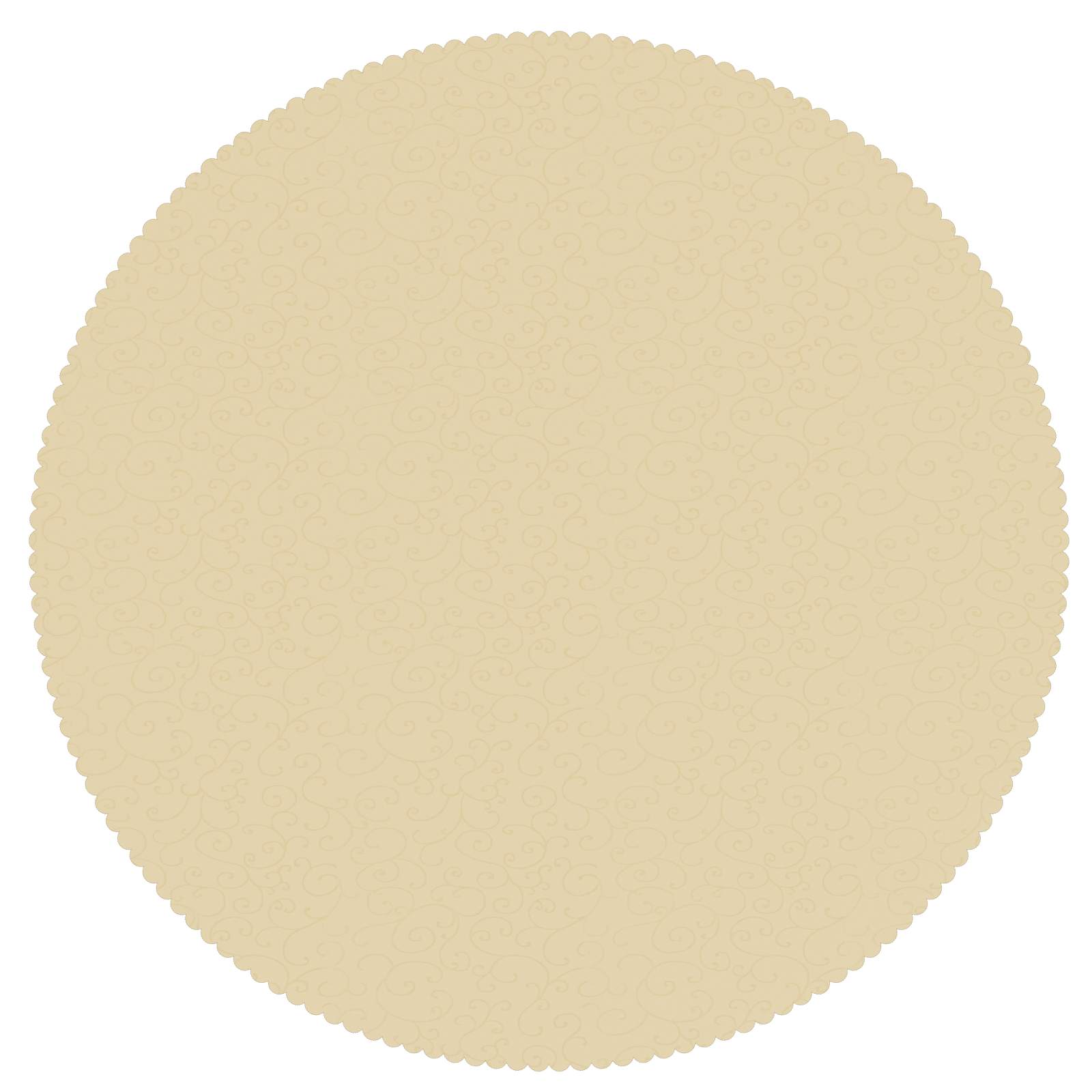Tafelkleed 5 st Rond Crèmewit Ø 140 cm image 5