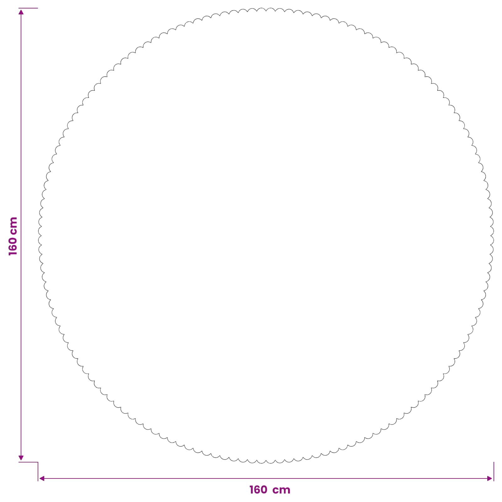 Tafelkleed 5 st Rond Donkergrijs Ø 160 cm image 8