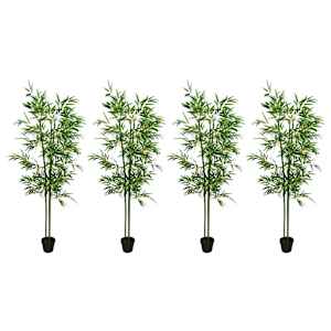 vidaXL Tehisbambuse Puud 4 tk Roheline 60 x 18 x 190 cm