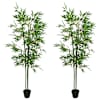 vidaXL Tehisbambuse Puud 2 tk Roheline 60 x 18 x 190 cm