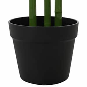 Umělý bambusový strom 2 pcs Zelená 45 x 18 x 175 cm - obrázek 6