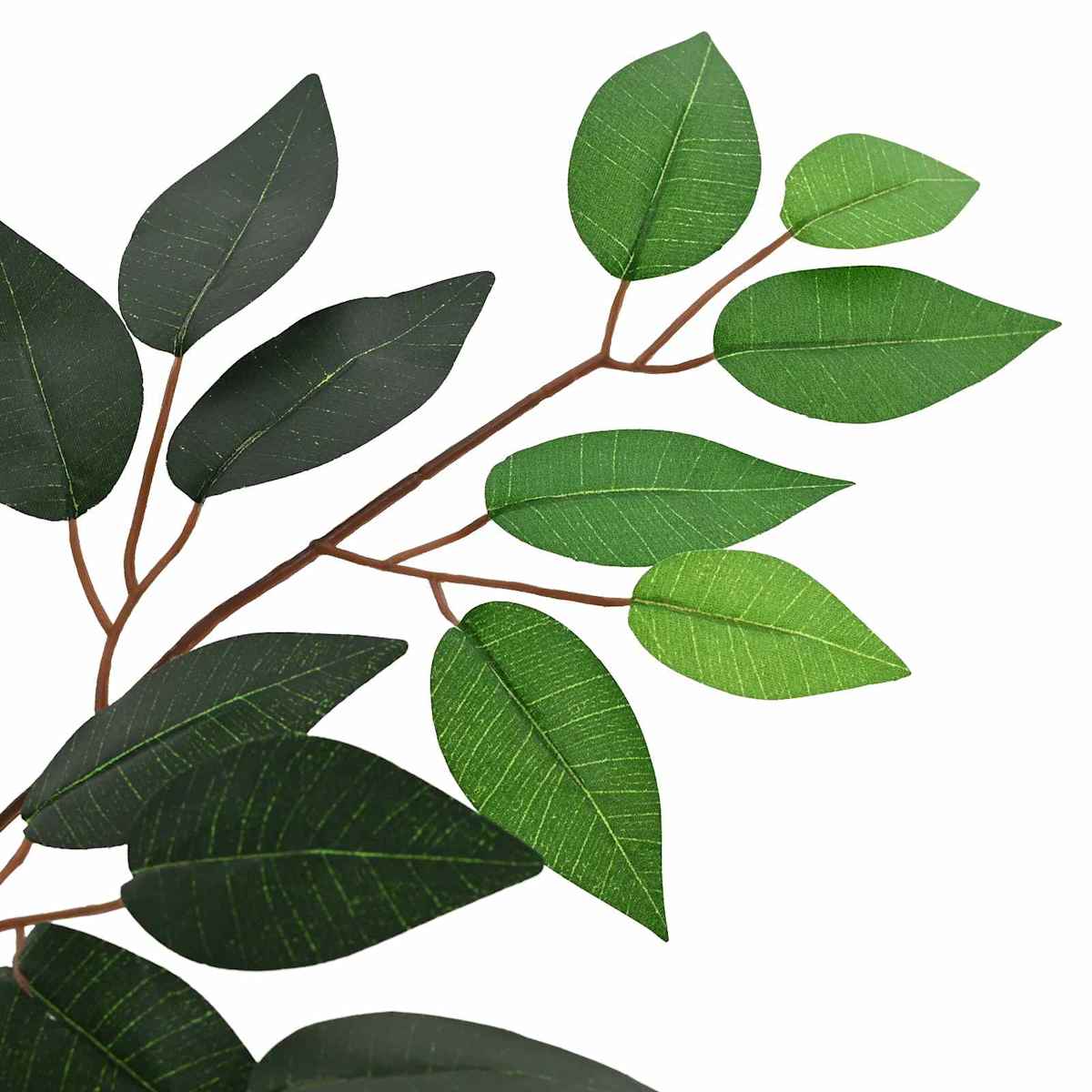 Kunstig Ficus Plante Grøn 85 x 18 x 160 cm Stof og træ - Billede 4