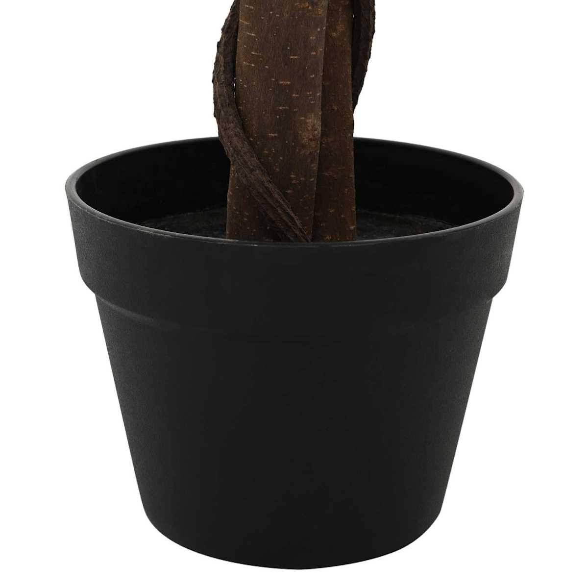Kunstig Ficus Plante Grøn 85 x 18 x 160 cm Stof og træ - Billede 5