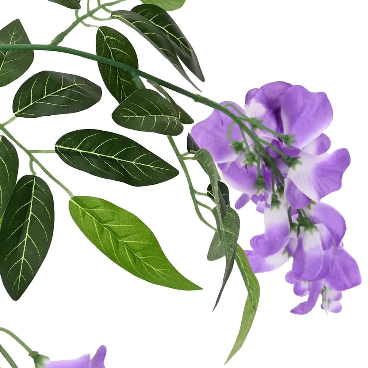Kunstigt Bønneblomstetræ Lilla 80 x 18 x 160 cm Stof og træ - Billede 4