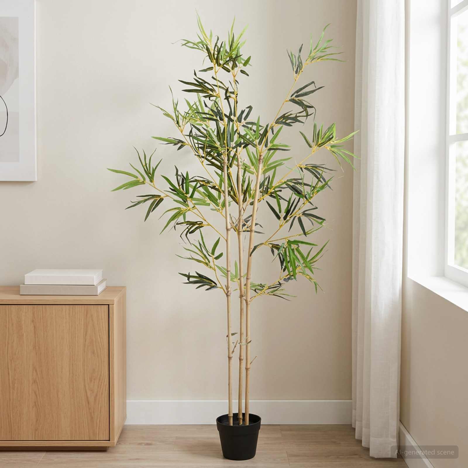vidaXL Copac Bambus Artificial Verde 55 x 16 x 150 cm