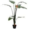 vidaXL Kunstlik Strelitzia Taim Roheline 70 x 18 x 155 cm Kangas ja PE