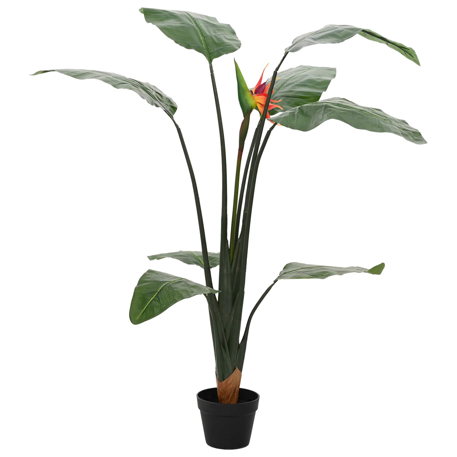 vidaXL Plantă Artificială Strelitzia Verde 70 x 18 x 155 cm