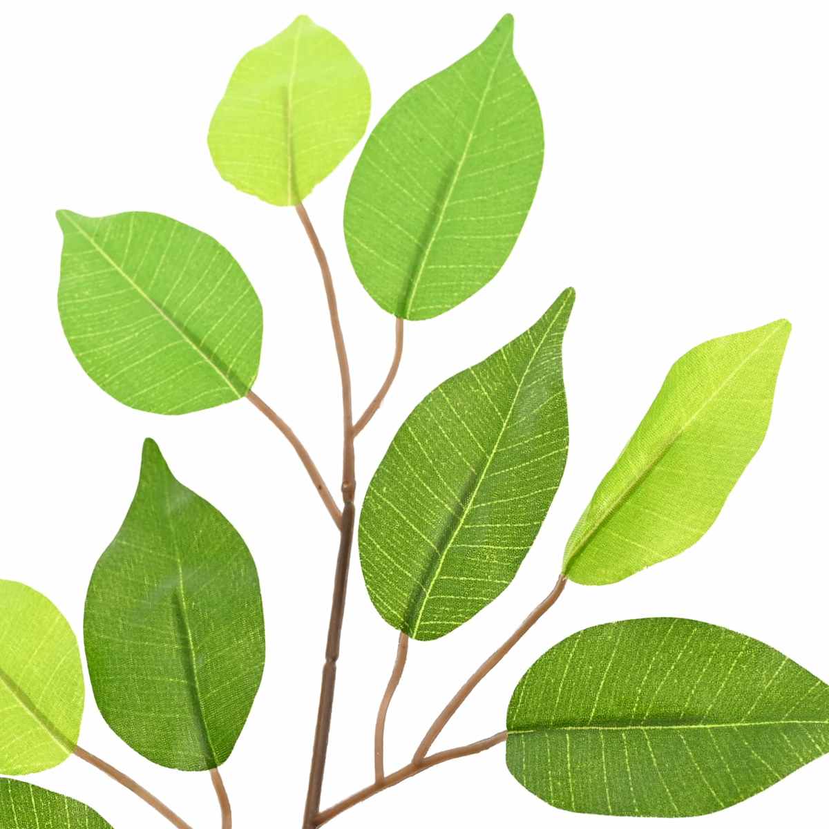 Kunstig Ficus Plante Grøn 73 x 16 x 60 cm Stof og træ - Billede 4