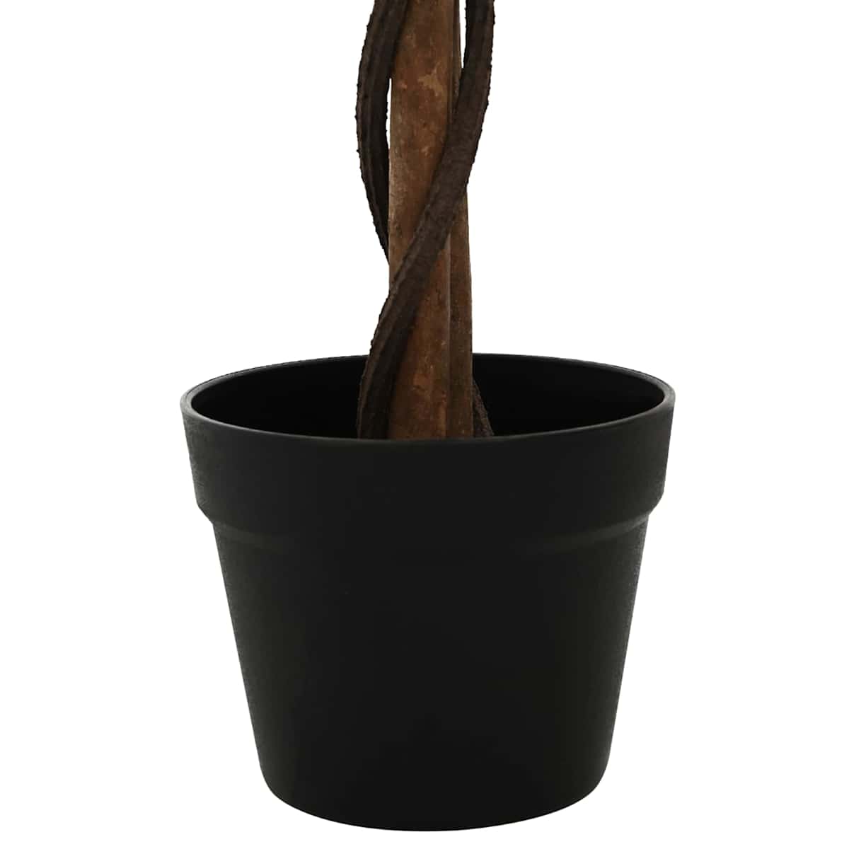 Kunstig Ficus Plante Grøn 90 x 16 x 110 cm Stof og træ - Billede 4
