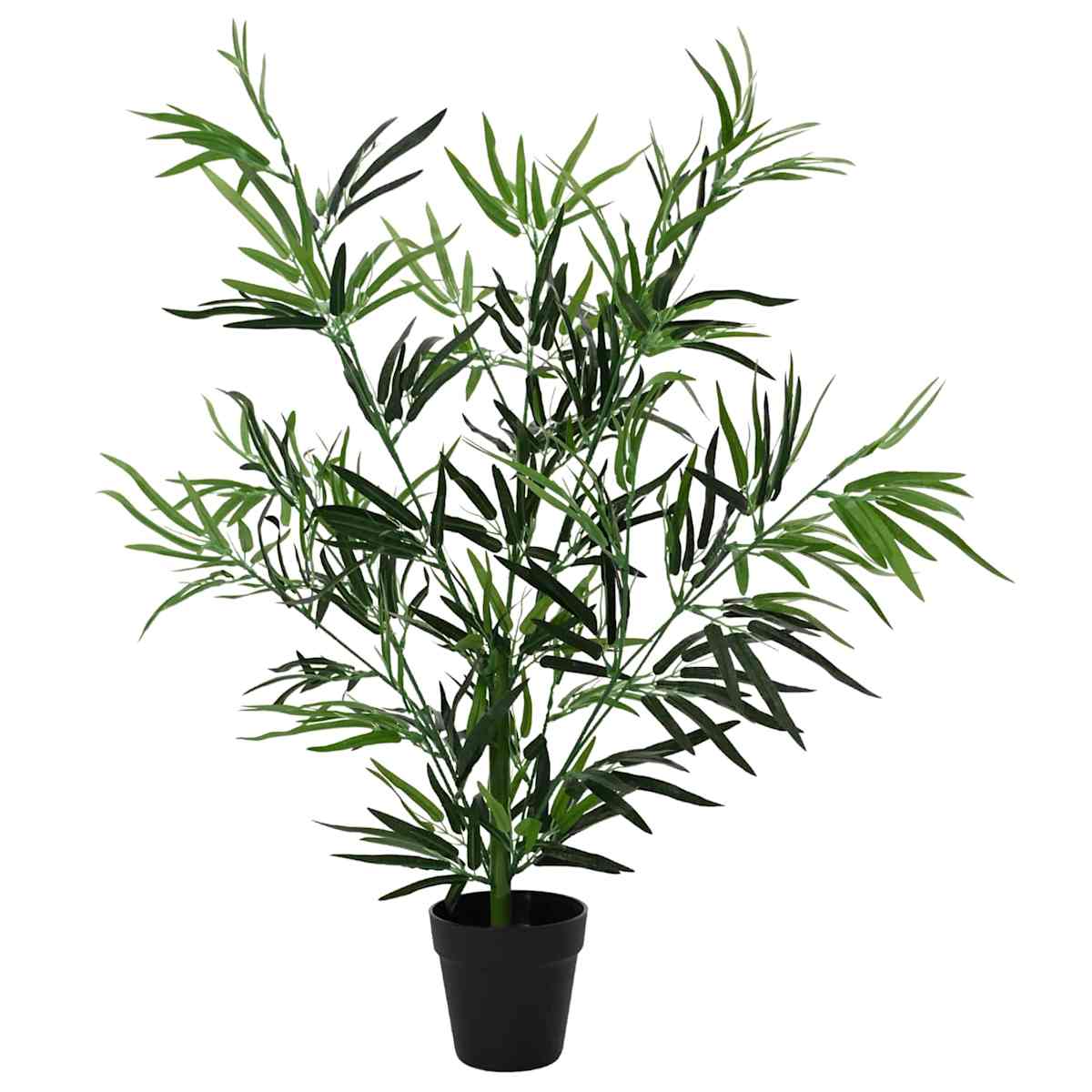 Kunstig Bambus Træ Grøn 90 x 14 x 80 cm Stof og Bambus - Billede 2