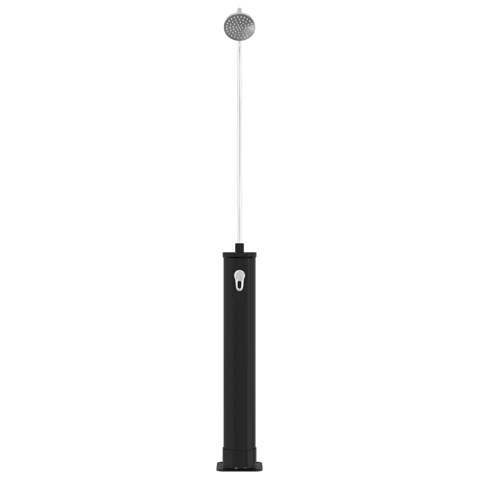 Zonne Douche met Douchekop PVC, ABS, Zinklegering Zwart image 4