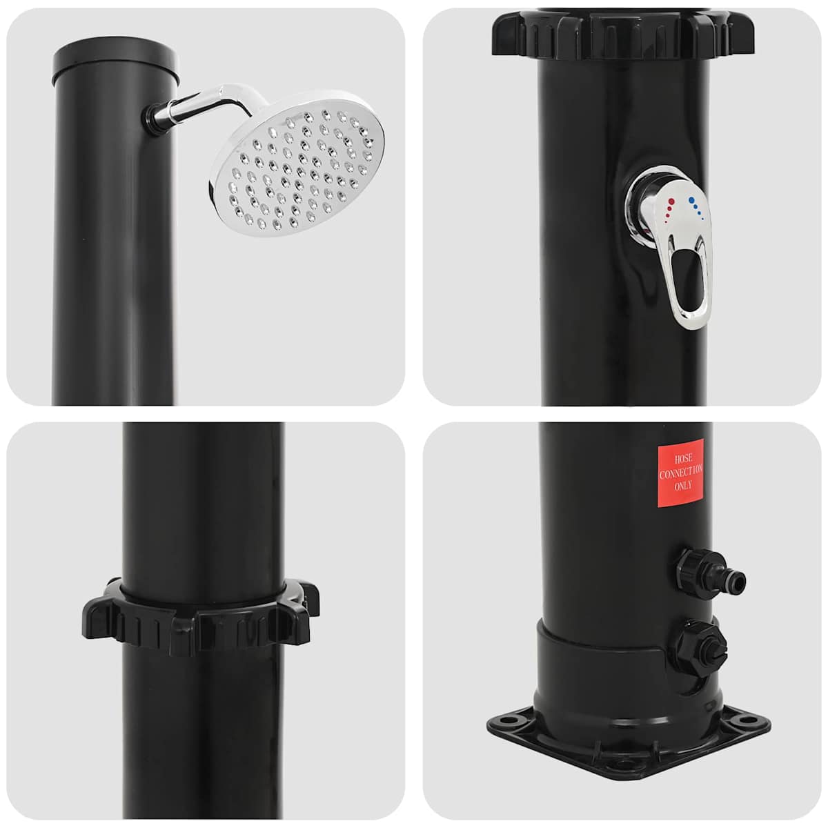 Solbruser med bruserhoved og vandhane 20 l - Billede 6