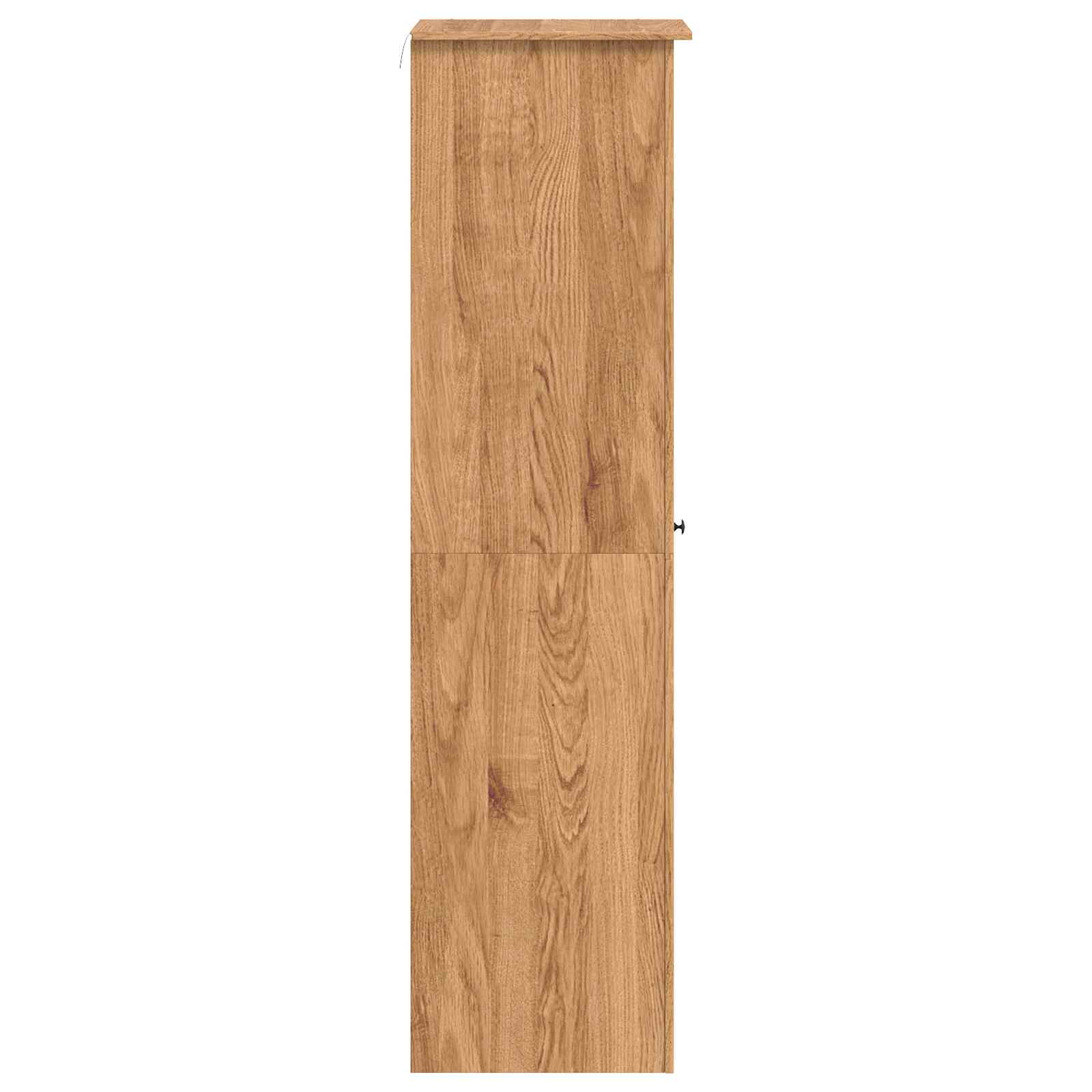 Garderobna omara PANAMA Med 51 x 50 x 185 cm Trdna borovina