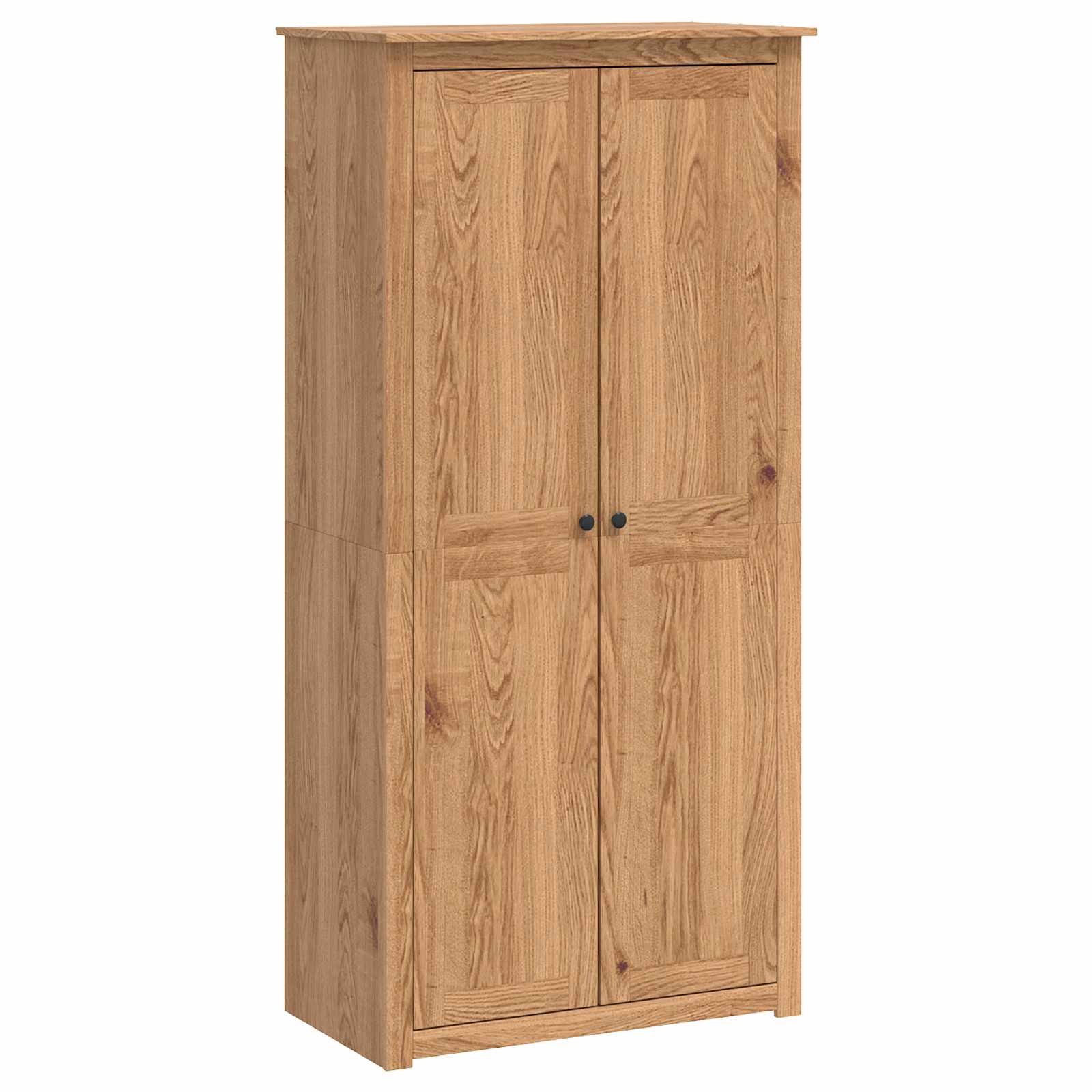 Garderobna omara PANAMA Med 88,5 x 50 x 185 cm Trdna borovina