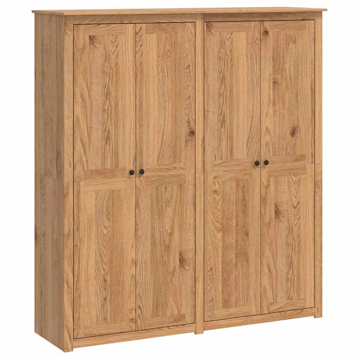 Garderobeskab PANAMA Honning 169 x 50 x 185 cm Massivt fyrretræ - Billede 2