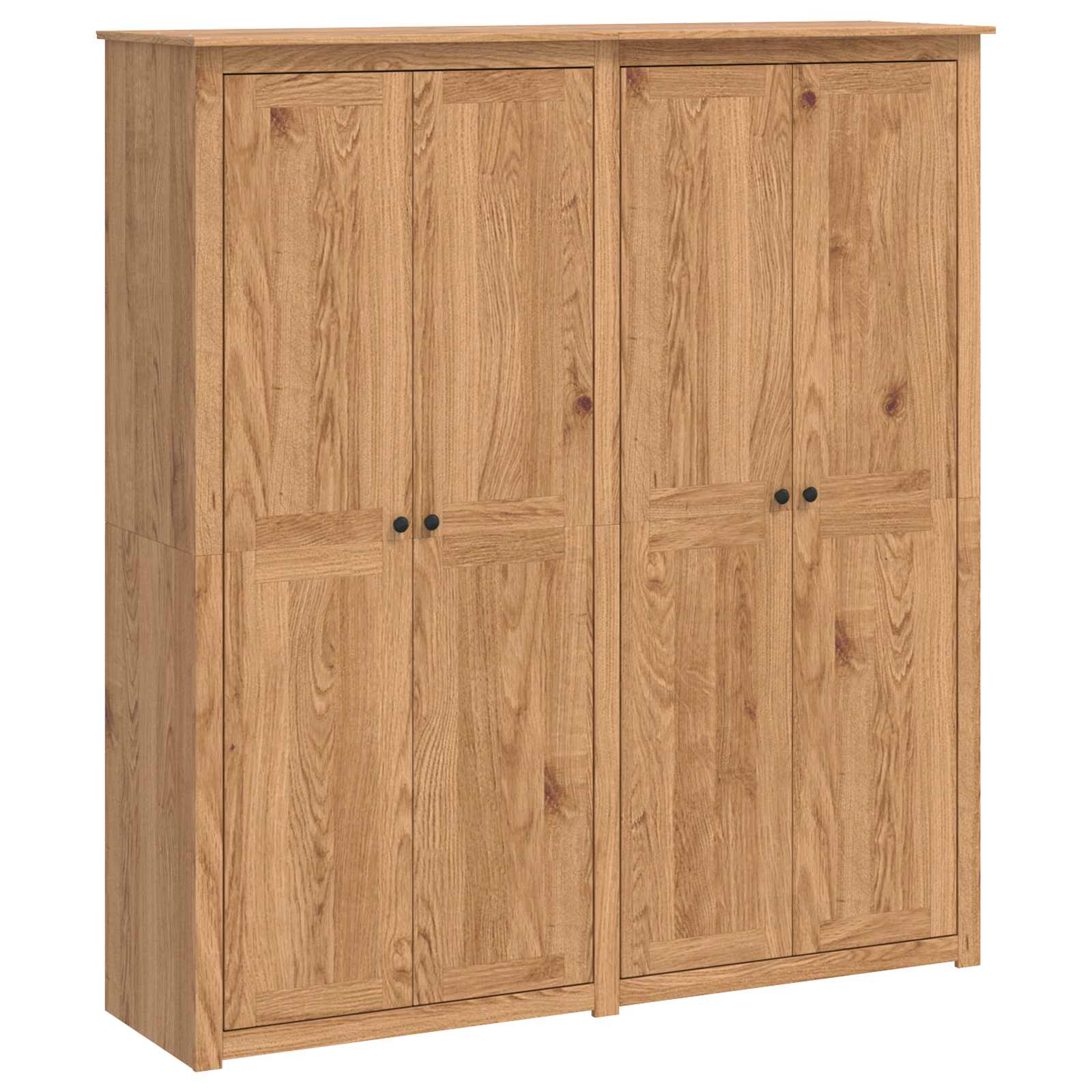 Kledingkast PANAMA Honing 169 x 50 x 185 cm Massief grenenhout image 2