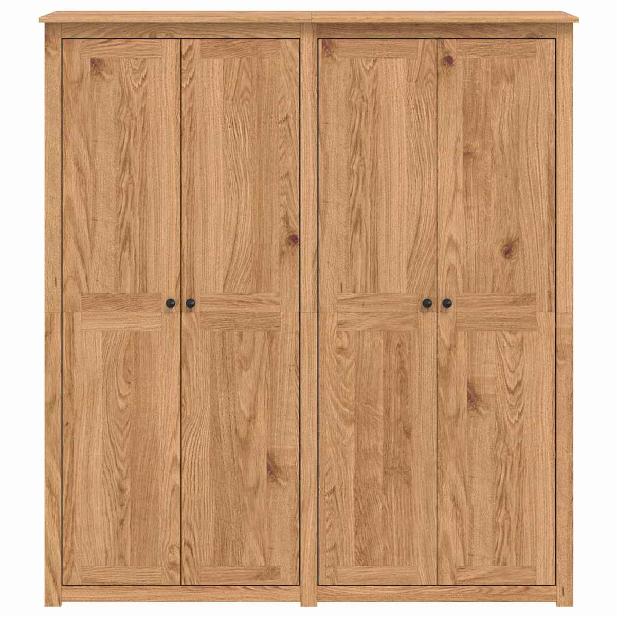 Garderobeskab PANAMA Honning 169 x 50 x 185 cm Massivt fyrretræ - Billede 4