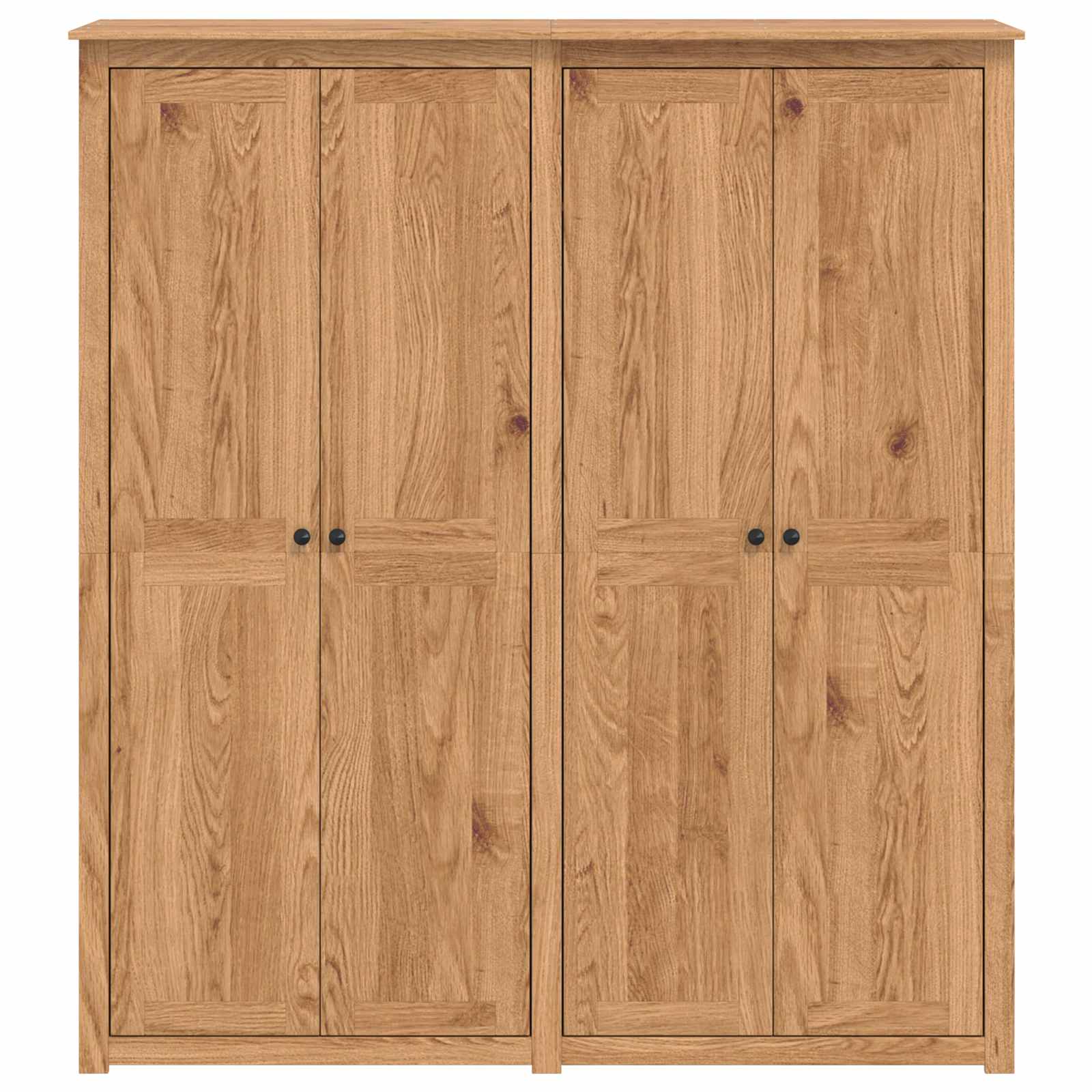 Kledingkast PANAMA Honing 169 x 50 x 185 cm Massief grenenhout image 4