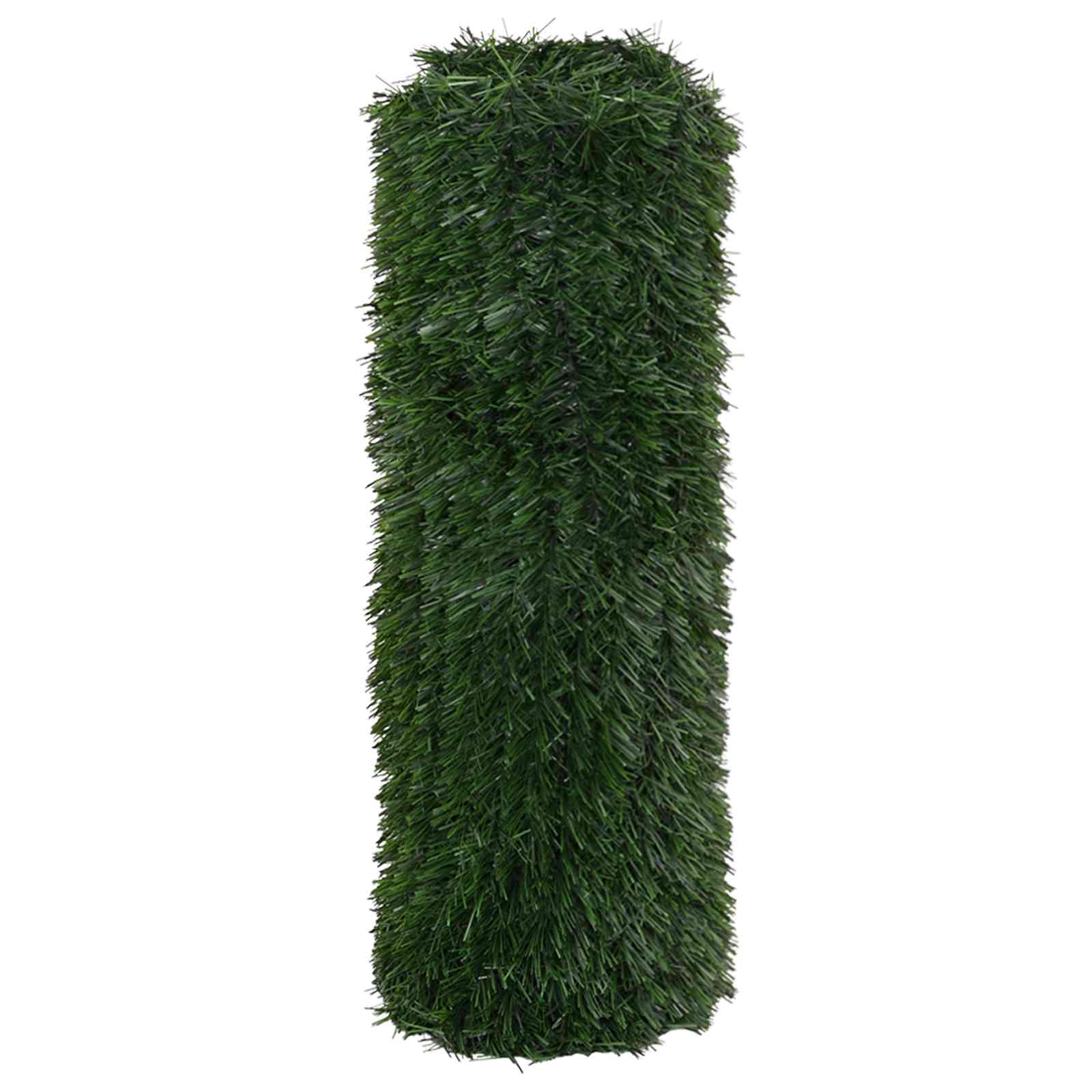 Kunstmatige omheining Donkergroen 1 x 4 m PVC en staal image 3