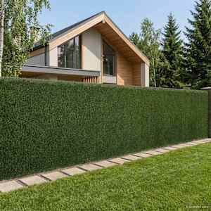 Umělý plot Světlá zelená 1 x 3 m PVC a ocel - obrázek 1