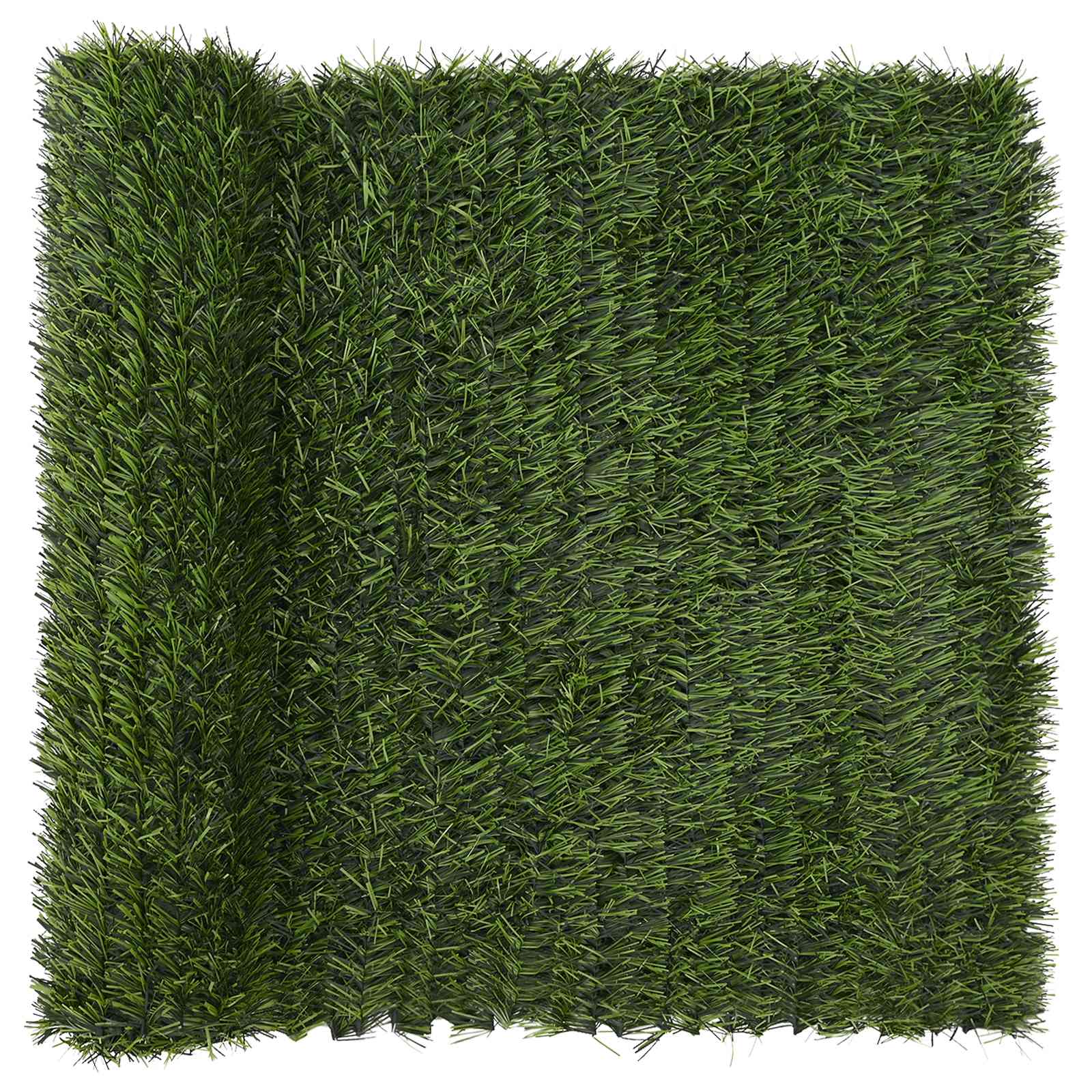 Kunstmatige omheining Lichtgroen 1 x 10 m PVC en staal image 2
