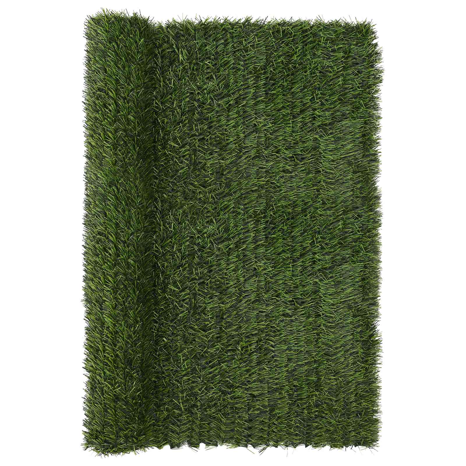 Kunstmatige omheining Lichtgroen 1,5 x 6 m PVC en staal image 2