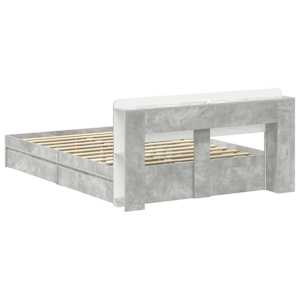 Rám postele s úložným prostorem Betonově šedá 150 x 200 cm - obrázek 6