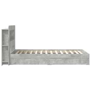 Rám postele s úložným prostorem Betonově šedá 90 x 190 cm - obrázek 5