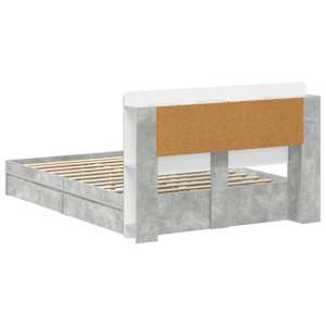 Rám postele s úložným prostorem Betonově šedá 150 x 200 cm - obrázek 6