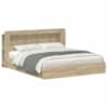 vidaXL Voodiraam ladustamisega Sonoma tamm 180 x 200 cm Tehispuit