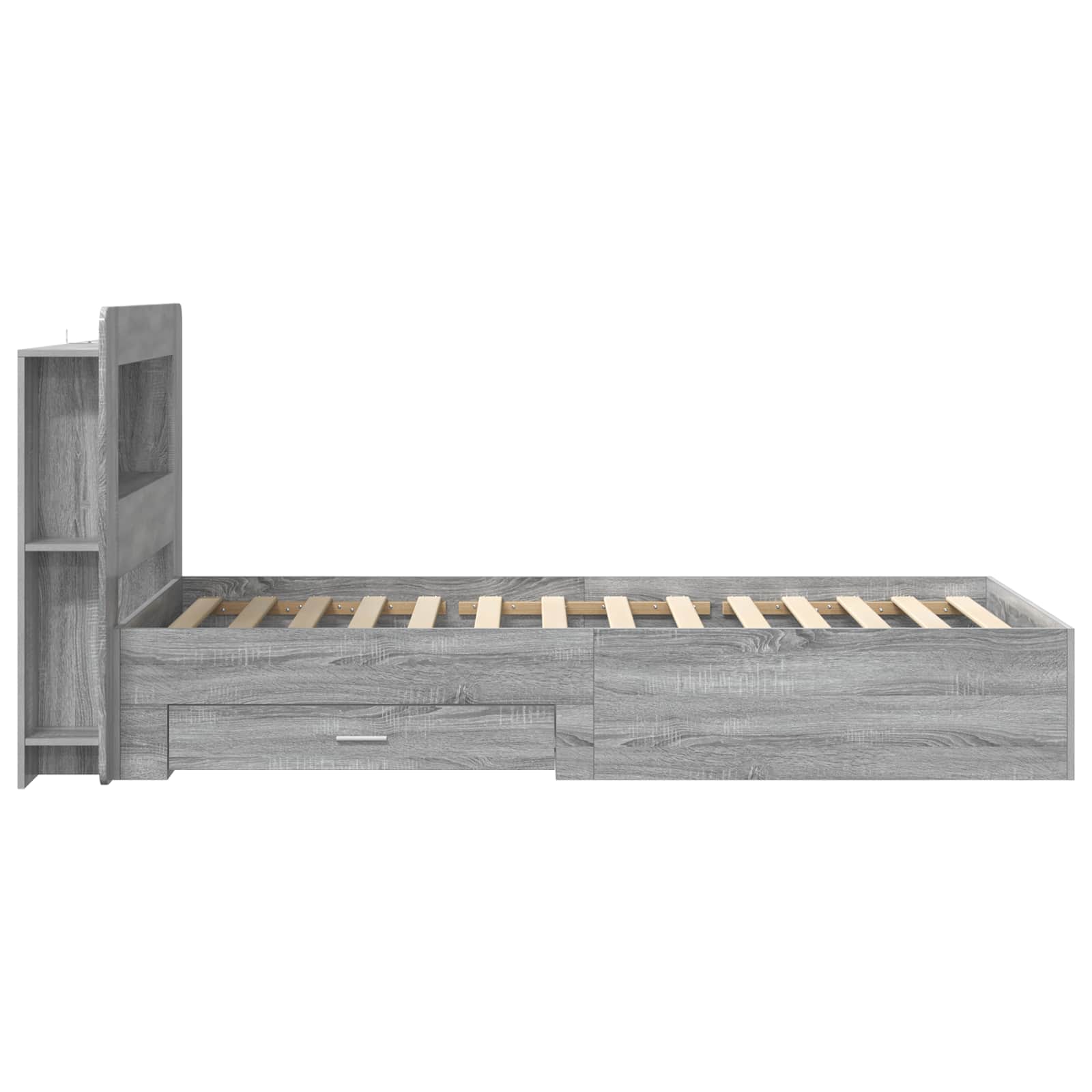 Sänkykehys varastolla Harmaa Sonoma 3FT Single Tekninen puu - Image 4